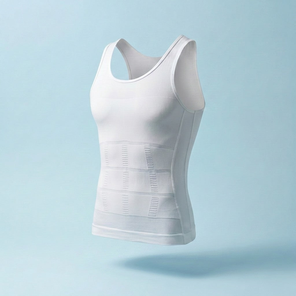 Angled view of the Terdanta Sculpt compression vest